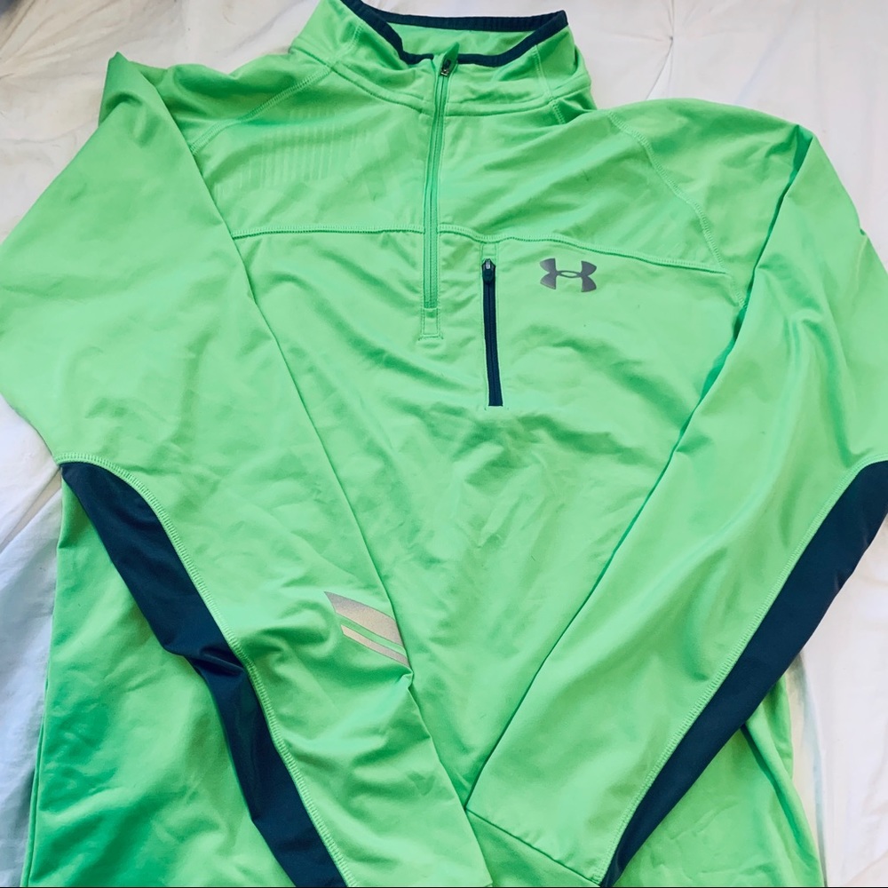 Under Armour Like Green 1/4 Zip Size Medium